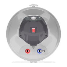 Warmwasserspeicher 100L, 2х1000 W, Trockenheizkörper