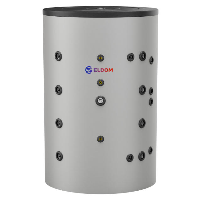 Buffer tank 750 ELDOM with 2 coils