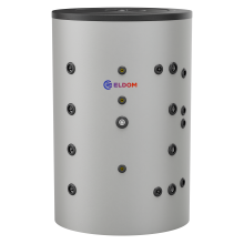 Buffer tank 750 ELDOM with 2 coils